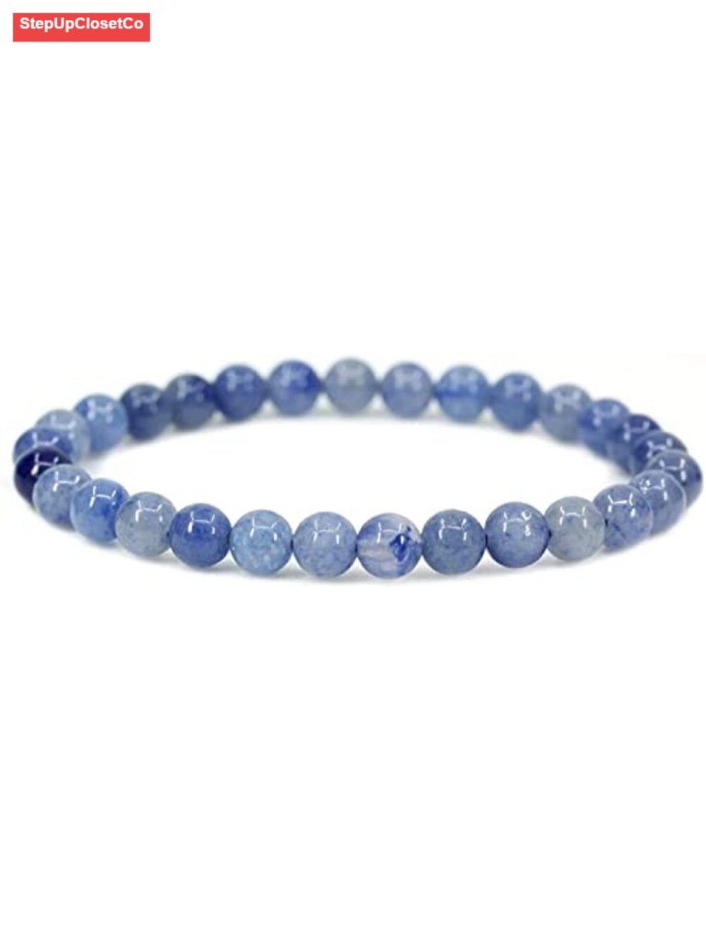 6mm Natural Gemstone Stretch Bracelet Unisex Handmade Healing Crystal Beaded
